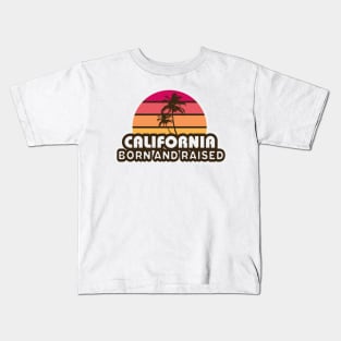 California Born and Raised Kids T-Shirt